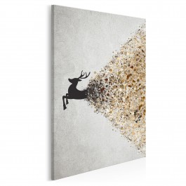 Krater ekstrawertyzmu - nowoczesny obraz na płótnie - 50x70 cm Krater ekstrawertyzmu - nowoczesny obraz na płótnie - 50x70 cm