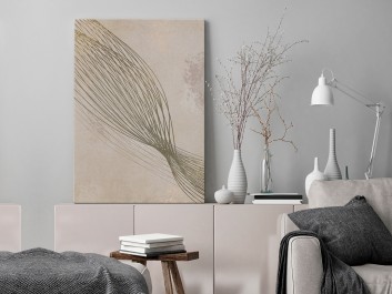Krzywe życia - nowoczesny obraz na płótnie - 50x70 cm Krzywe życia - nowoczesny obraz na płótnie - 50x70 cm