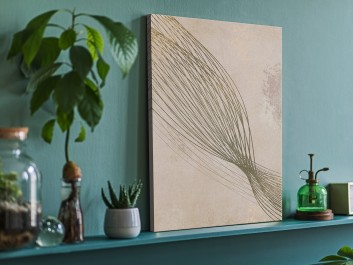 Krzywe życia - nowoczesny obraz na płótnie - 50x70 cm Krzywe życia - nowoczesny obraz na płótnie - 50x70 cm