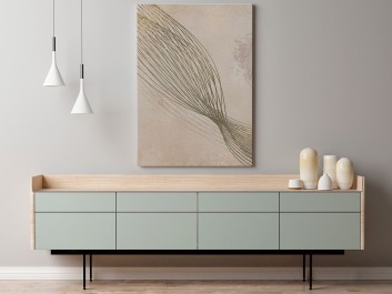 Krzywe życia - nowoczesny obraz na płótnie - 50x70 cm Krzywe życia - nowoczesny obraz na płótnie - 50x70 cm
