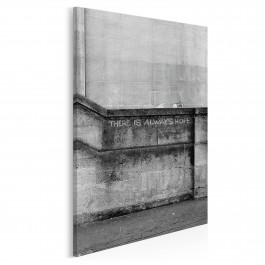 Banksy - Dziewczynka  - nowoczesny obraz na płótnie - wariant 2 - 50x70 cm