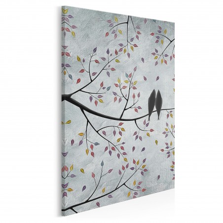 Wolni w miłości - nowoczesny obraz na płótnie - 50x70 cm