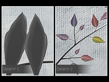 Wolni w miłości - nowoczesny obraz na płótnie - 50x70 cm