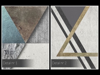 Teoria względności - nowoczesny obraz na płótnie - 50x70 cm