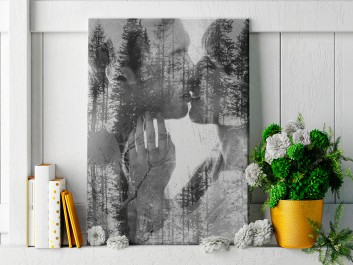 Siła jedności - nowoczesny obraz na płótnie - 50x70 cm Siła jedności - nowoczesny obraz na płótnie - 50x70 cm