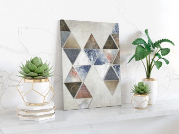 Finezyjna forma - nowoczesny obraz na płótnie - 50x70 cm