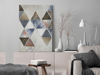 Finezyjna forma - nowoczesny obraz na płótnie - 50x70 cm