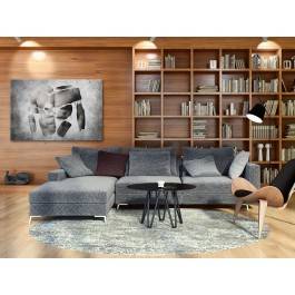 Męskie ego  - nowoczesny obraz na płótnie - 120x80 cm Męskie ego  - nowoczesny obraz na płótnie - 120x80 cm