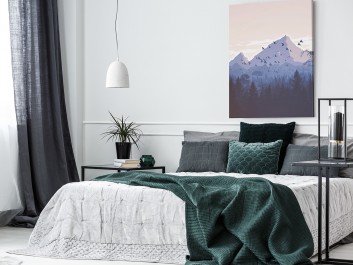 Pożegnanie lata - nowoczesny obraz do salonu - 50x70 cm