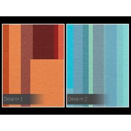 Starcie żywiołów - nowoczesny obraz na płótnie - 120x80 cm