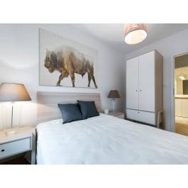 Głos puszczy - nowoczesny obraz na płótnie - 120x80 cm