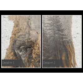 Głos puszczy - nowoczesny obraz na płótnie - 120x80 cm