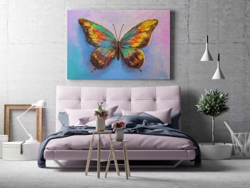 Polot - nowoczesny obraz na płótnie - 120x80 cm Polot - nowoczesny obraz na płótnie - 120x80 cm