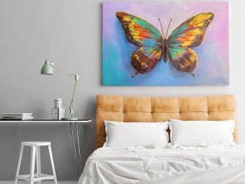 Polot - nowoczesny obraz na płótnie - 120x80 cm Polot - nowoczesny obraz na płótnie - 120x80 cm