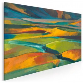 Nowe horyzonty - nowoczesny obraz na płótnie - 120x80 cm