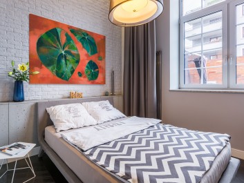 Monsteriada - nowoczesny obraz na płótnie - 120x80 cm