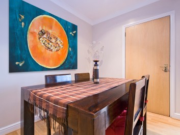 Melondramat - nowoczesny obraz na płótnie - 120x80 cm