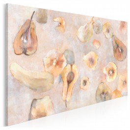 Konferencja pod gruszą - nowoczesny obraz na płótnie - 120x80 cm Konferencja pod gruszą - nowoczesny obraz na płótnie - 120x80 cm