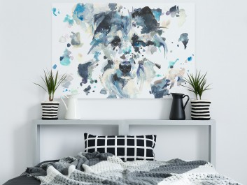 103 dalmatyńczyk - nowoczesny obraz do sypialni - 120x80 cm