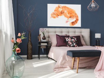 Mruczando - nowoczesny obraz na płótnie