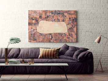 Sfora - nowoczesny obraz na płótnie - 120x80 cm