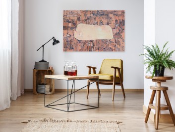 Sfora - nowoczesny obraz na płótnie - 120x80 cm