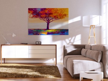 Matka Ziemia - nowoczesny obraz na płótnie - 120x80 cm Matka Ziemia - nowoczesny obraz na płótnie - 120x80 cm
