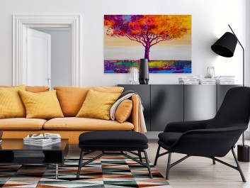 Matka Ziemia - nowoczesny obraz na płótnie - 120x80 cm Matka Ziemia - nowoczesny obraz na płótnie - 120x80 cm