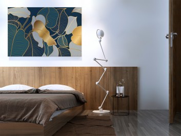 Myśli natury - nowoczesny obraz do sypialni - 120x80 cm