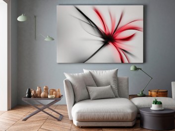 Niechybny ład - nowoczesny obraz do salonu - 120x80 cm