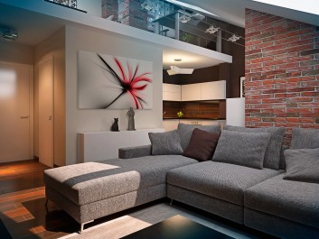 Niechybny ład - nowoczesny obraz do salonu - 120x80 cm