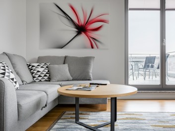 Niechybny ład - nowoczesny obraz do salonu - 120x80 cm