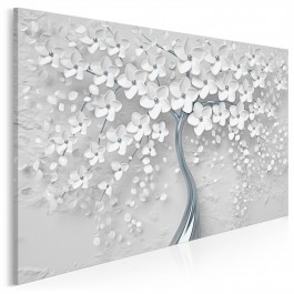 Srebrne gody - nowoczesny obraz na płótnie - 120x80 cm