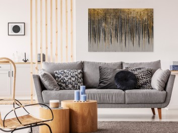Komnata dobrobytu - nowoczesny obraz na płótnie - 120x80 cm Komnata dobrobytu - nowoczesny obraz na płótnie - 120x80 cm