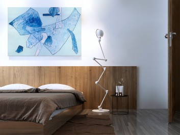 Moc wody - nowoczesny obraz do salonu - 120x80 cm