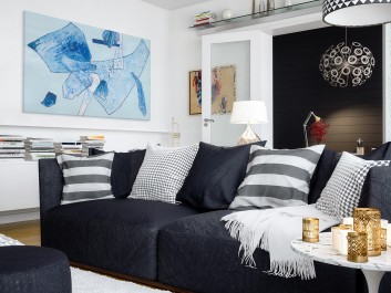 Moc wody - nowoczesny obraz do salonu - 120x80 cm