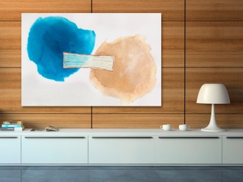 Bieguny uczuć - nowoczesny obraz na płótnie - 120x80 cm