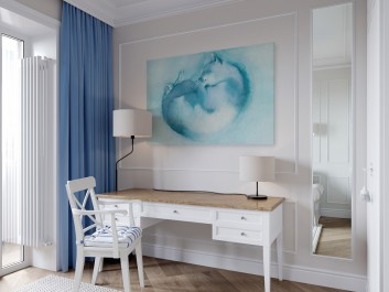 Puszek kłębuszek - nowoczesny obraz do salonu