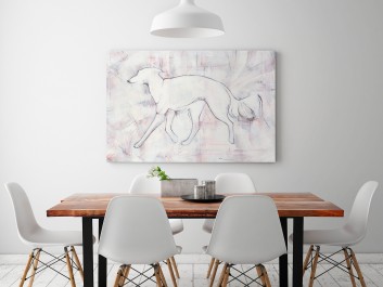 Chart ducha - nowoczesny obraz na płótnie -120x80 cm Chart ducha - nowoczesny obraz na płótnie -120x80 cm