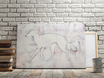 Chart ducha - nowoczesny obraz na płótnie -120x80 cm Chart ducha - nowoczesny obraz na płótnie -120x80 cm