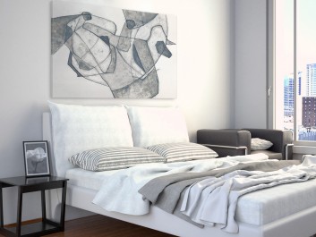 Moc powietrza - nowoczesny obraz do salonu - 120x80 cm