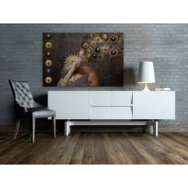 Żelazna dama - nowoczesny obraz na płótnie - 120x80 cm Żelazna dama - nowoczesny obraz na płótnie - 120x80 cm