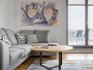 Próżne echo - nowoczesny obraz na płótnie - 120x80 cm Próżne echo - nowoczesny obraz na płótnie - 120x80 cm