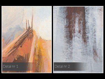 Tafla melancholii - nowoczesny obraz do sypialni - 120x80 cm