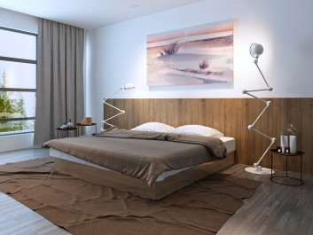 Na wydmach - nowoczesny obraz do sypialni - 120x80 cm