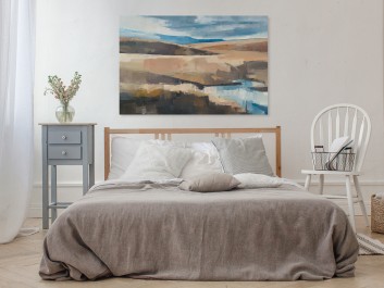 Tundra - nowoczesny obraz do salonu - 120x80 cm Tundra - nowoczesny obraz do salonu - 120x80 cm