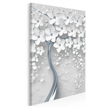 Srebrne gody - nowoczesny obraz na płótnie - 50x70 cm