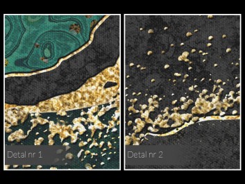 Nienasycenie - nowoczesny obraz do salonu - 80x80 cm Nienasycenie - nowoczesny obraz do salonu - 80x80 cm