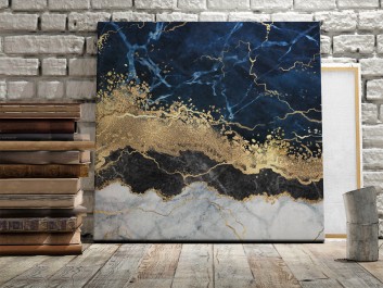 Epilog snu - nowoczesny obraz do salonu - 80x80 cm