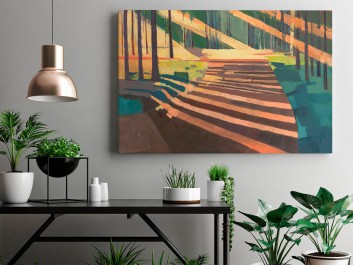 Przedświt - nowoczesny obraz do salonu